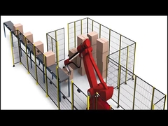 Cercas de malha de arame metálico de aço industrial Cercas de segurança de robôs soldados 1.8M