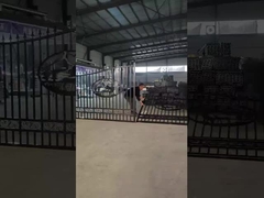 Porta de alta qualidade vedação de aço tubular simples e elegante 2m * 1.8m porta