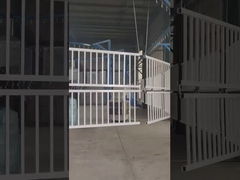 Portão de aço tubular de 10FT de design europeu