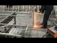 Recinto de malha de arame elétrico soldado triângulo europeu 1.8m BRC malha de cerca