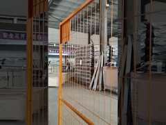 Segurança Verde PVC Cercas temporárias Galvanizadas Cercas de segurança