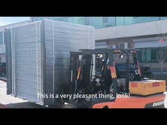 6x10ft Removível Prateado Branco Chain Link Temporário vedação