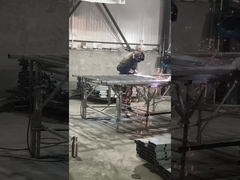 Cercas de proteção de aço de zinco 2M * 1,5M Cercas de tratamento anticorrosivo