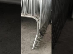 Barreira de controle de multidão portátil para cercas de aço de concerto vocal