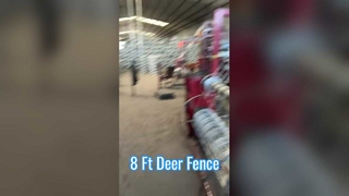 Cerca forte dos cervos rede de arame galvanizada altura de 8 pés