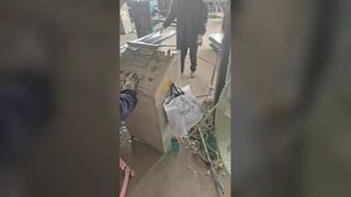 Instalação durável de cerca de segurança em malha 3D V