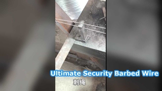 Cerca de segurança galvanizada 25kg do arame farpado