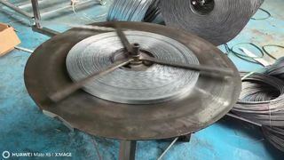 Bobina de envoltório plano de fio navalha de alta segurança de 450 mm