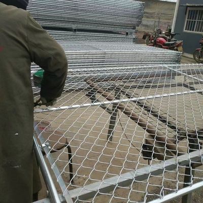 American Portable Temporary Construction Chain Link Fence 6x8 Chain Link Fence Panels