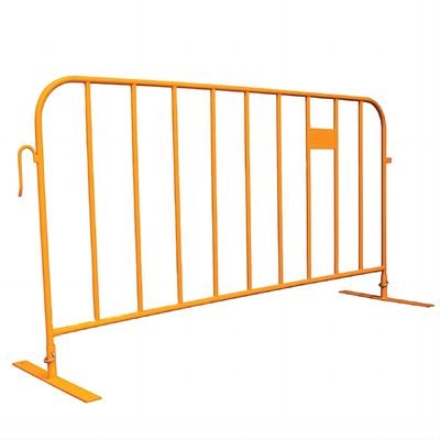 Heavy Duty 4FT Portable Steel Crowd Control Barrier with 5000N Vertical Load and 1.5mm Pipe Thickness