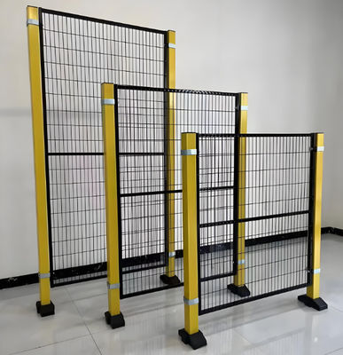 1M Width Movable Robot Metal Workshop Isolation Fencing For Construction Site Area Protective