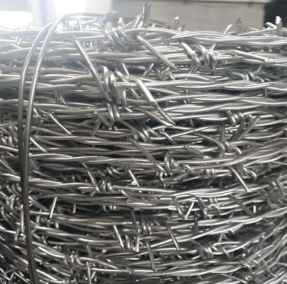 Hot-dipped Galvanized Razor Barbed Wire Coil with Cross Razor Type for Fence in 12-16 Gauge