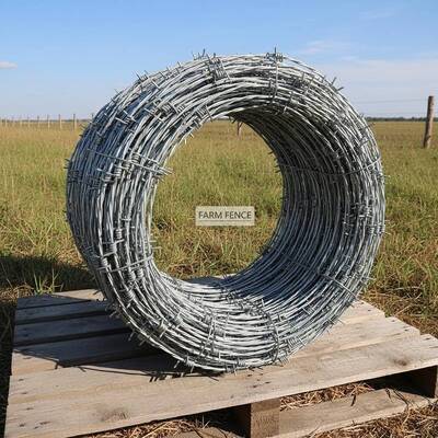 1.8mm Wire Diameter Hot-dipped Galvanized Razor Barbed Wire for Farm Grassland Fences