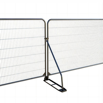 2Mx3.5M Hot Dip Galvanized Temporary Heras Fencing Panels with 32mm Frame Tube for Construction Sites