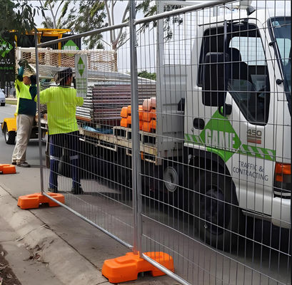 Australia Style Galvanized Welded Metal Temporary Fencing For Construction Site