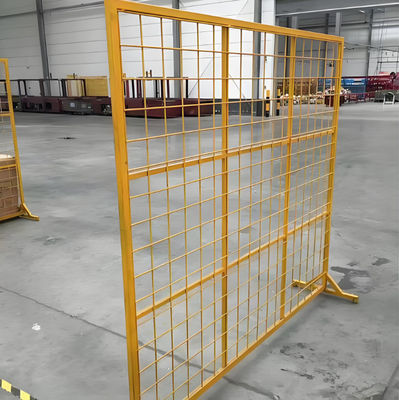 PVC Coated Welded Perimeter Metal Steel Fence For Workshop Isolation