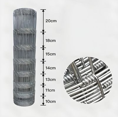 1.8MM Line Wire Hot-dipped Galvanized Fixed Knot South Africa Sheep Farm Fence for Animal Enclosure Fence