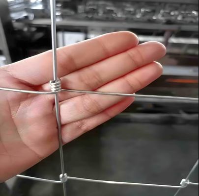 Rede de vedação de gado galvanizado de peso pesado 1.5M*100M com nó fixo