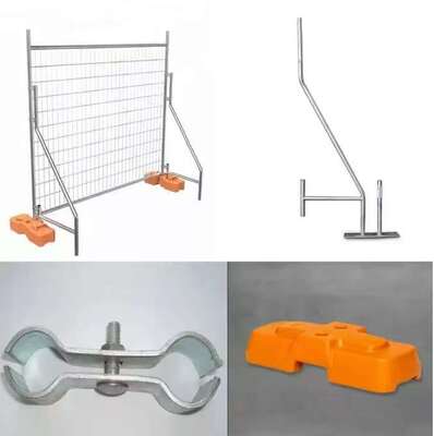 Painéis de vedação temporários de metal galvanizados de carga pesada 2.1 * 2.4M para o mercado australiano