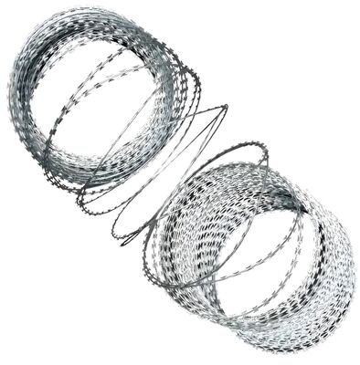 500 mm de diâmetro externo Galvanizado a quente Barbed Wire Razor para proteção de prisões e cercas de alta segurança