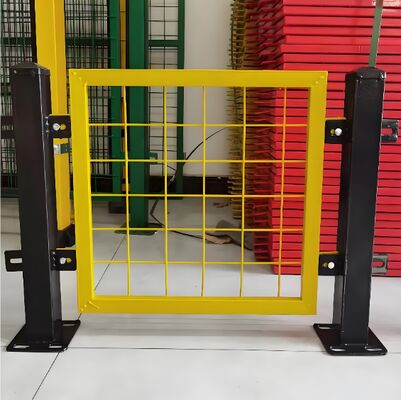 PVC Coated 2.0M Height Metal Wire Mesh Fencing With Frame 