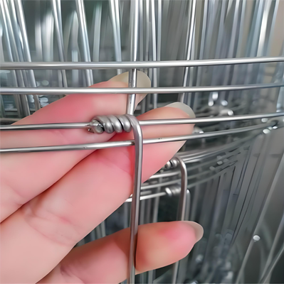 O rolo de alta elasticidade da altura 165ft da cerca 6ft dos cervos do fio de aço fixou a rede fixa da exclusão dos animais selvagens do nó